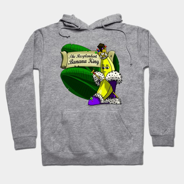 The Resplendent Banana King Hoodie by Danger Dog Design